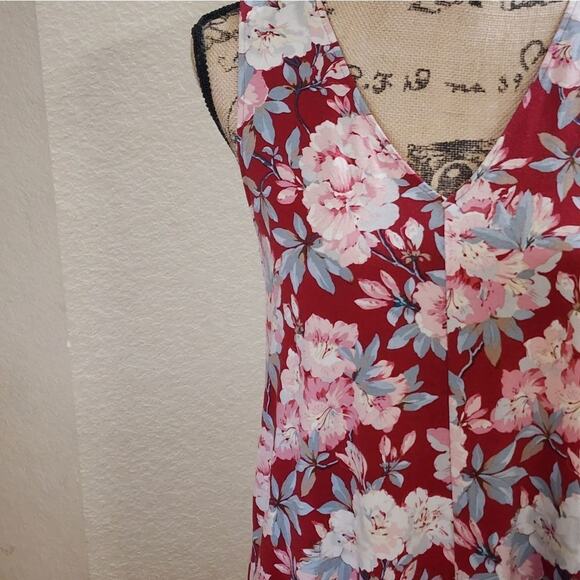 Loft floral comfy lounge dress size small - Picture 2 of 6